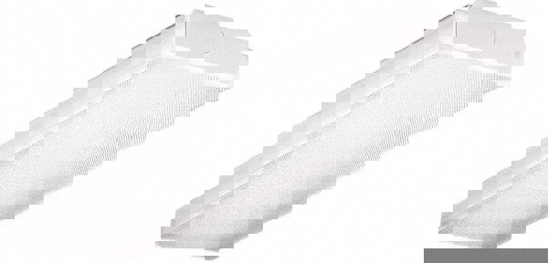 2 Lamp, 4 Ft. Long, 32 Watt, Surface Mounted, Fluorescent Lamp Wraparound Light Fixture